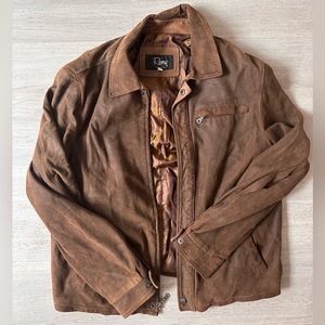 high quality brown leather jacket